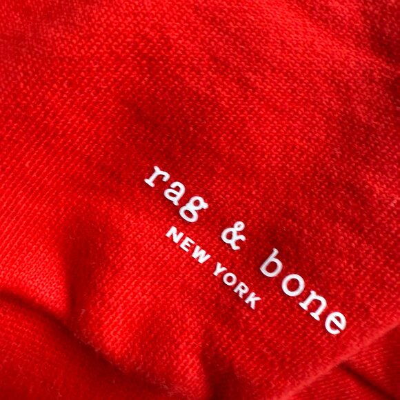 RAG & BONE City Hoodie Sweatshirt \\ Size XS // Battle Red - Picture 6 of 12